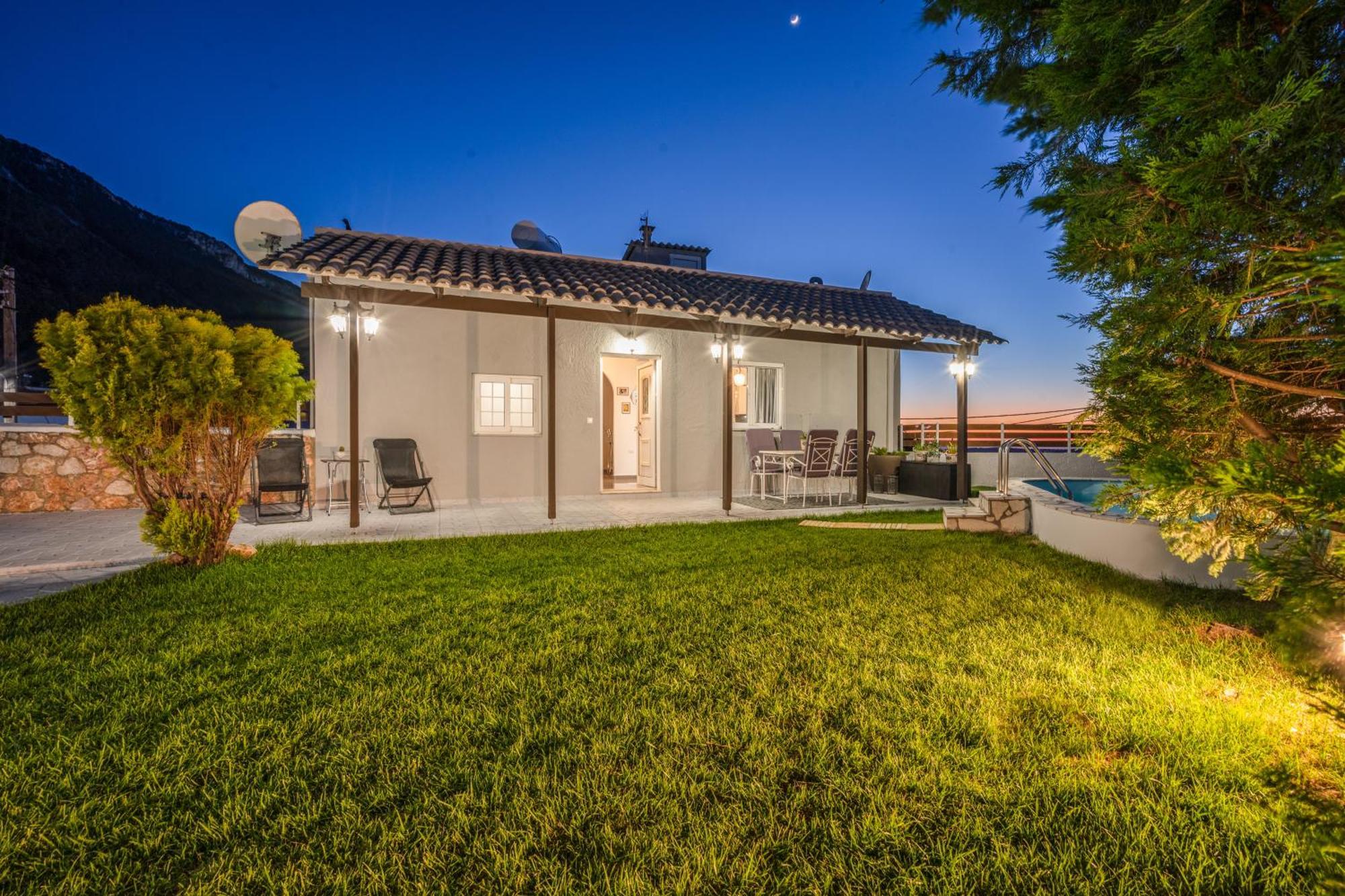 Fontana Luxury Villa Salakos With Pool Near Beach Экстерьер фото