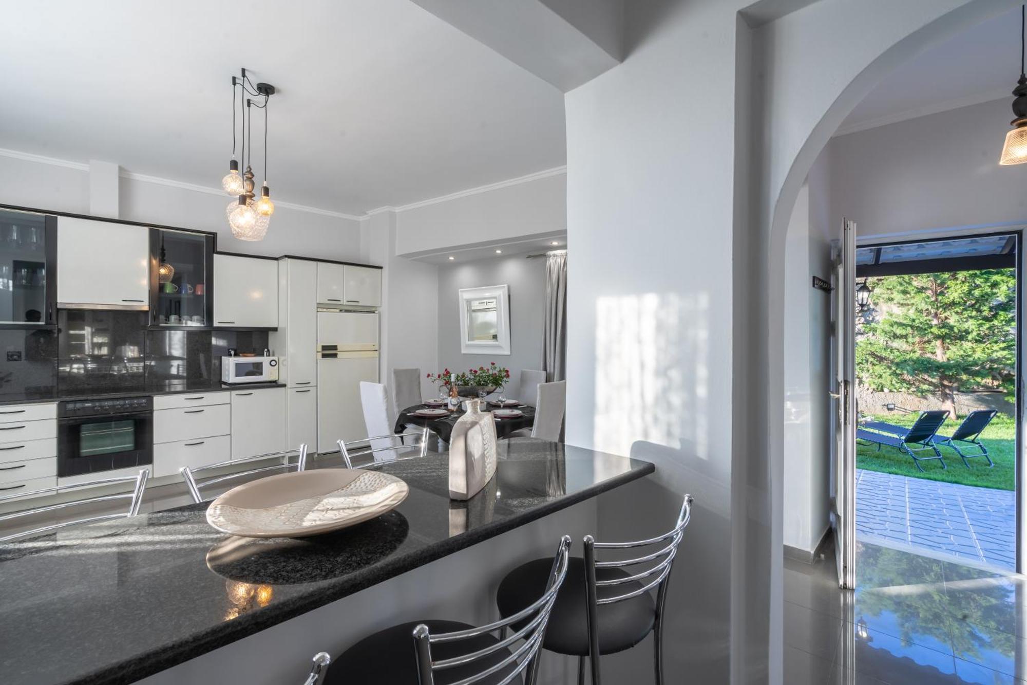 Fontana Luxury Villa Salakos With Pool Near Beach Экстерьер фото