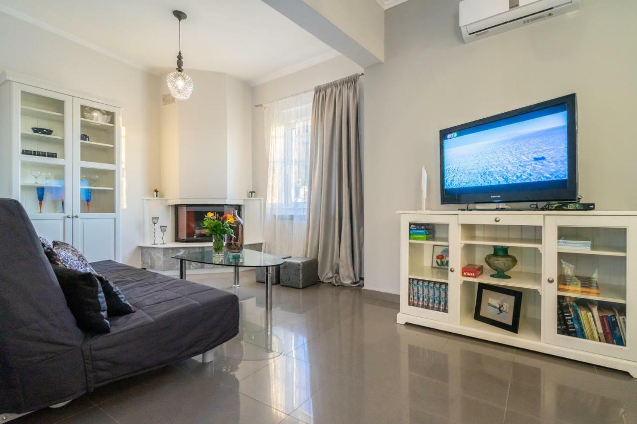 Fontana Luxury Villa Salakos With Pool Near Beach Экстерьер фото